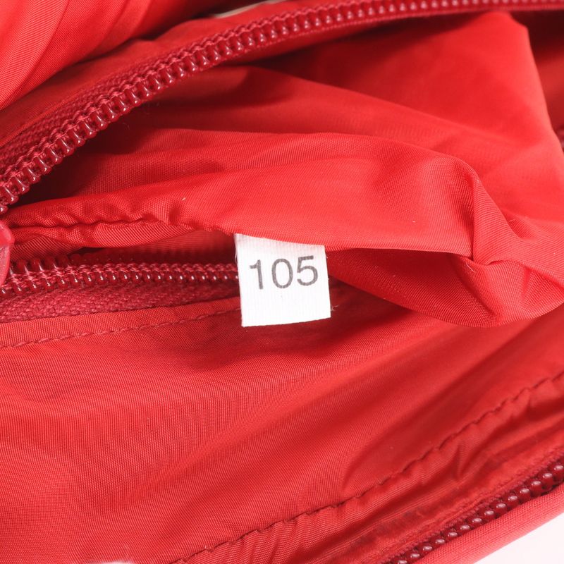 Prada Tessuto Nylon Prada Sport Leather Body Bag Body Waist Pouch Shoulder Tote