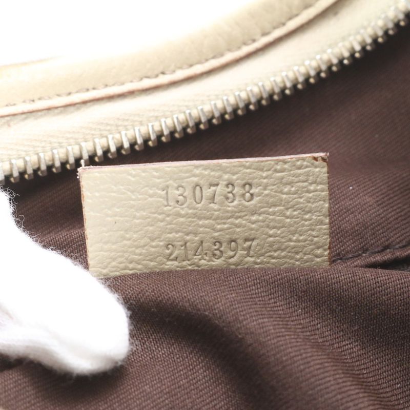 Gucci GG Canvas Abby Leather Shoulder Bag Shoulder One Shoulder 130733 Tote