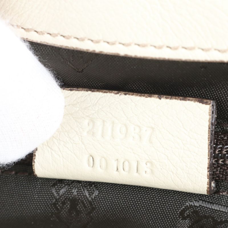 Guccissima Leather Shoulder Bag Shoulder Tote Hand 211937 Gold Hardware Genuine