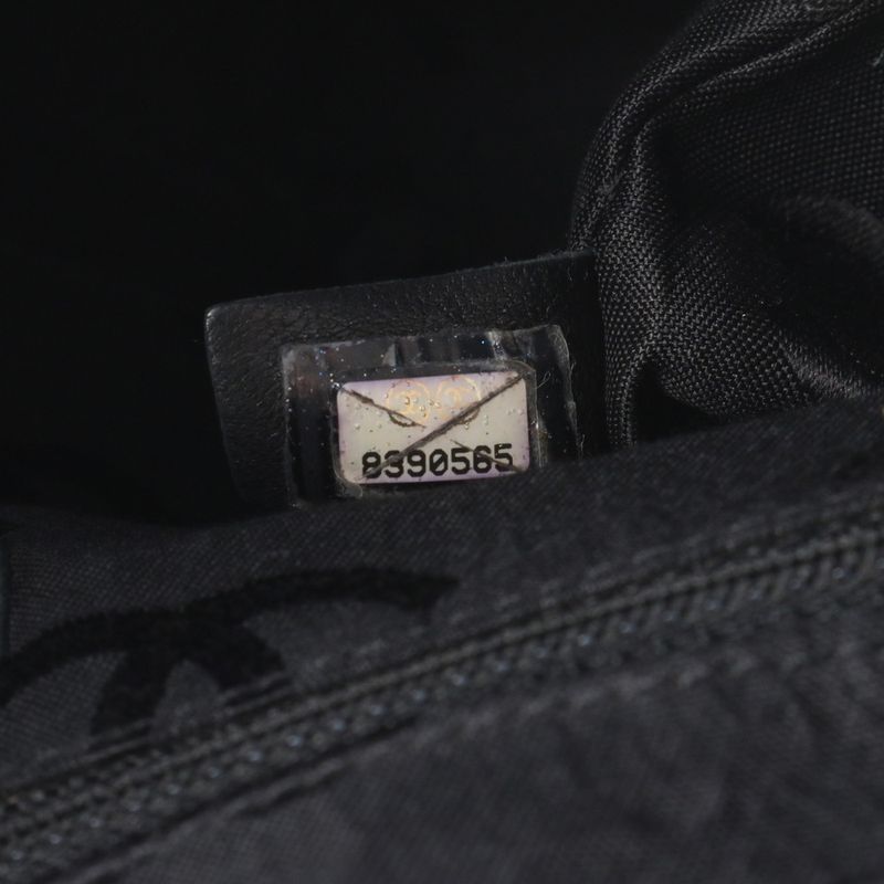 Chanel Authenticity Card With Serial Seal Leather Shoulder Bag Shoulder Black