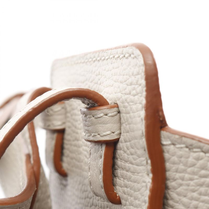 Loewe Handbag Hammock Mini Light Glaze Leather Hammock Draw String Ring Bag Mini