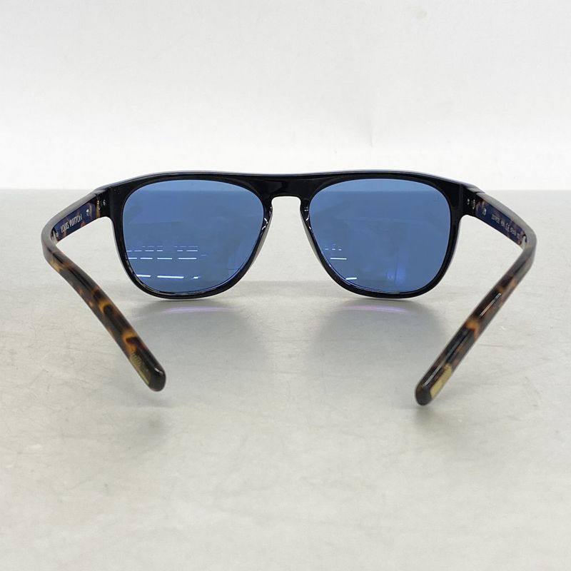 Louis Vuitton Sunglasses Oliver Z0792e Blue Brown Men Women Unisex