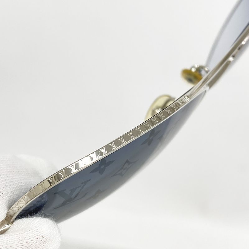 Louis Vuitton Sunglasses Conspiracy Pilot Z0165u Blue Gradient Men Women Unisex