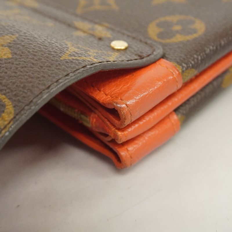 Louis Vuitton Long Wallet Monogram Portefeuille Elysee M60671 Brown Cles