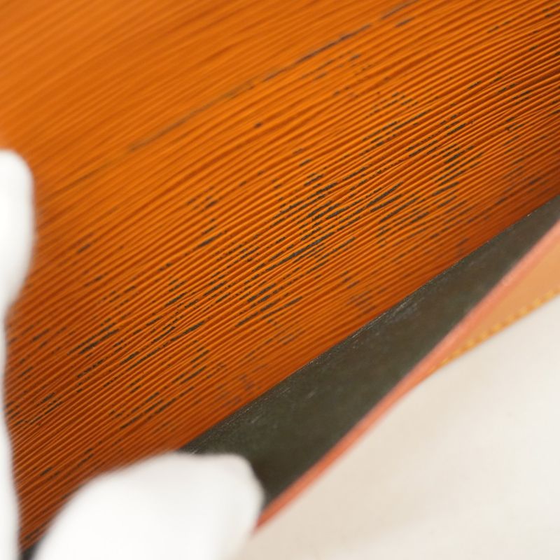 Louis Vuitton Epi Pochette Homme M52528 Zipangu Gold Men's Clutch Bag