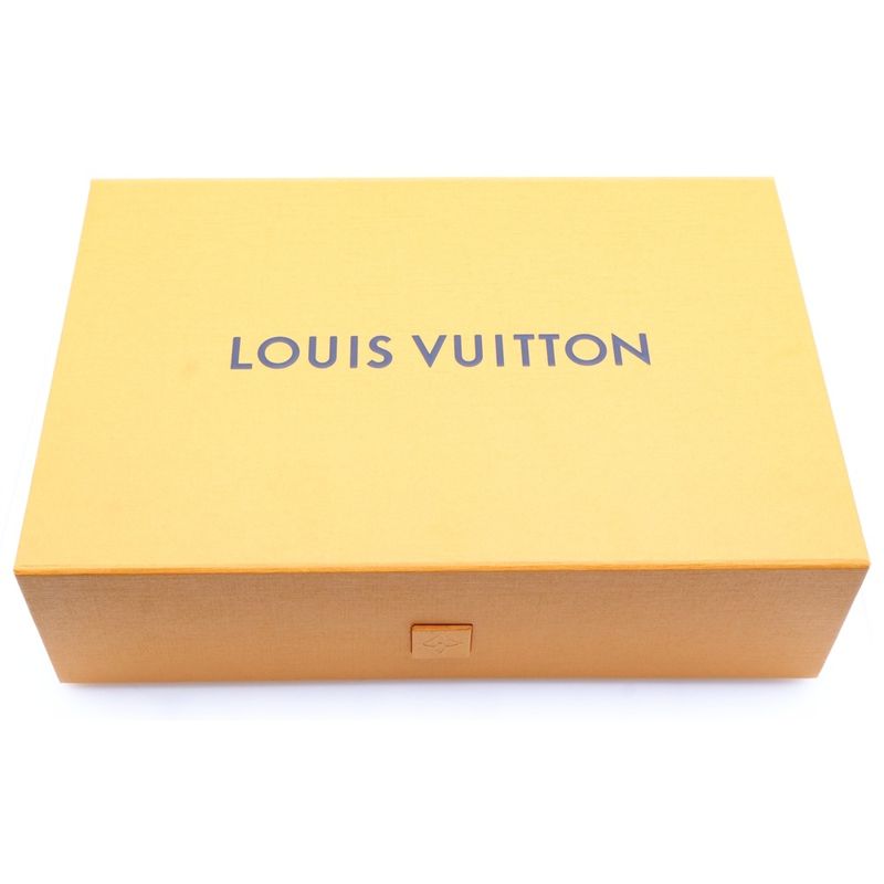 Louis Vuitton Sunglasses Pouch Monogram PVC Leather Neck Pouch Gold Hardware
