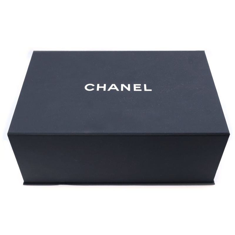 Chanel Mini Matelasse 20 Single Flap Single Chain Shoulder Bag Black Lambskin