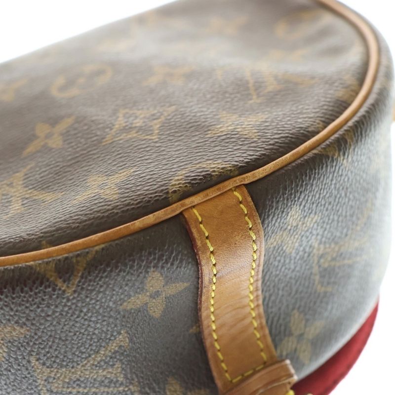 Louis Vuitton Monogram Tambourin Shoulder Bag Shoulder Pochette Brown X Red PVC