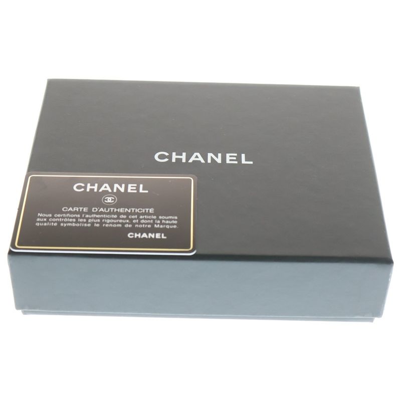 Chanel Coco Marc Matelasse Caviar Skin Small Flap Leather Compact Wallet