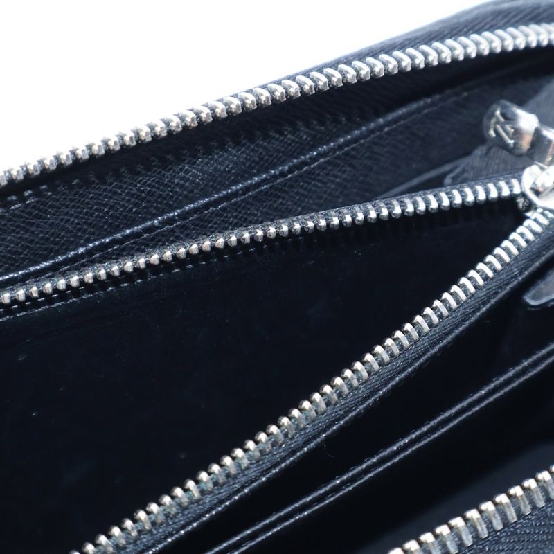 Louis Vuitton Epi Zippy Wallet Round Zipper Long Wallet Black M60072