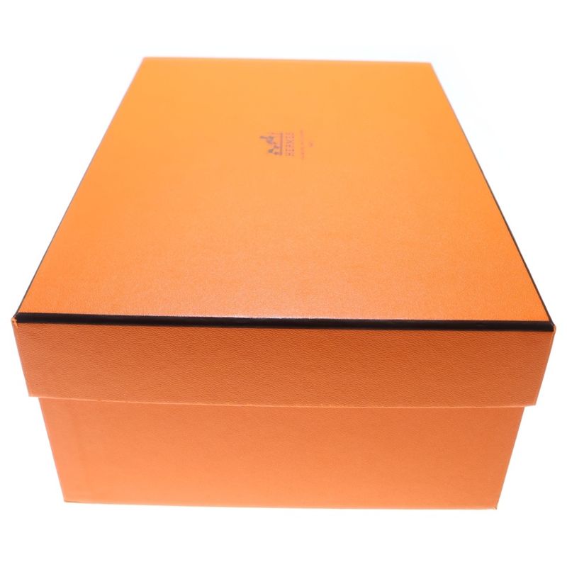 Hermes Quick H Logo Leather Low Cut Sneakers Black Women