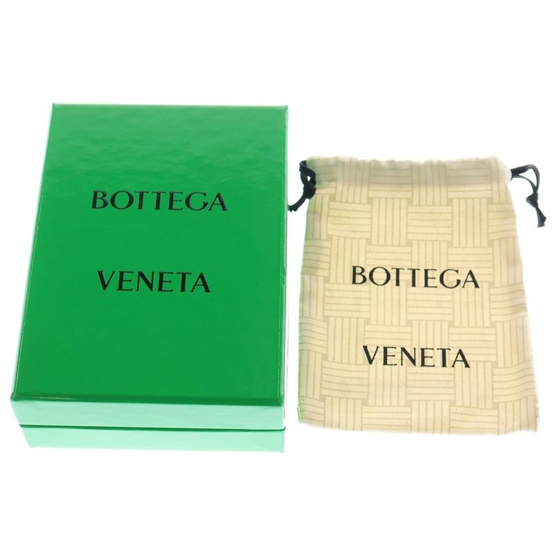 Bottega Veneta Maxi Intrecciato Cassette Compact Wallet Fold Wallet Coin Case