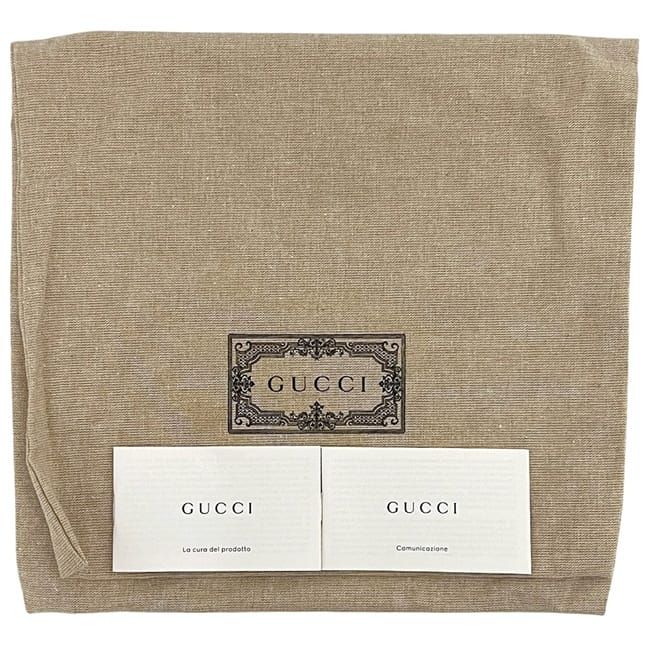 Gucci Chain Shoulder Bag Black GG Marmont 746431