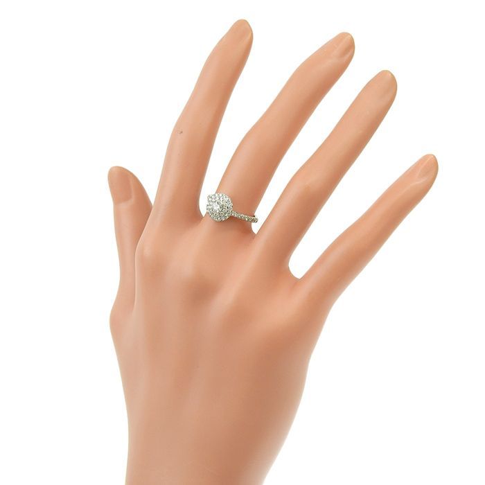 Tiffany & Co Soleste Diamond Ring Pt950 Platinum Diamond Approx Size 8.5 Ring