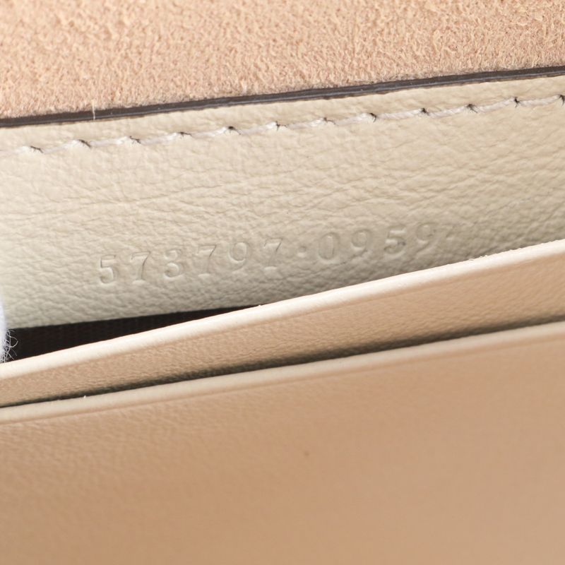 Gucci Raja Chain Shoulder Wallet Bag 573797 Leather Wallet Crossbody Women EEM