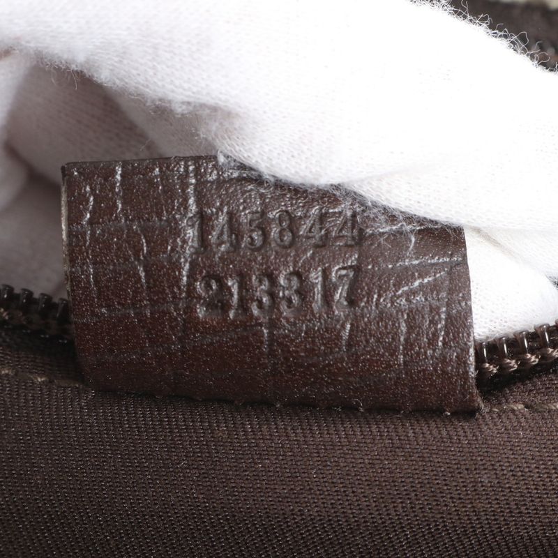 Gucci GG Supreme Sherry Line 145844 Leather Shoulder Bag Crossbody Messenger