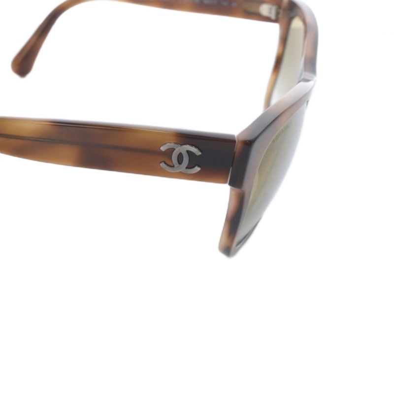 Chanel Coco Mark Sunglasses Gradient Logo 56□17 140 Brown