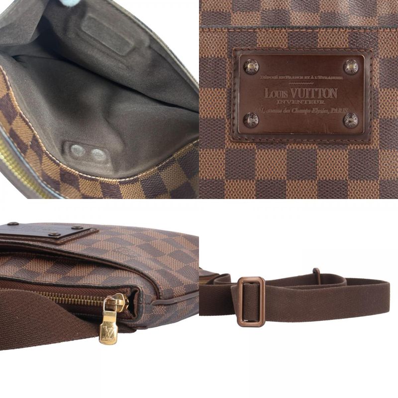 Louis Vuitton Pochette Platte Brooklyn Damier Shoulder Bag Damier Canvas N41100