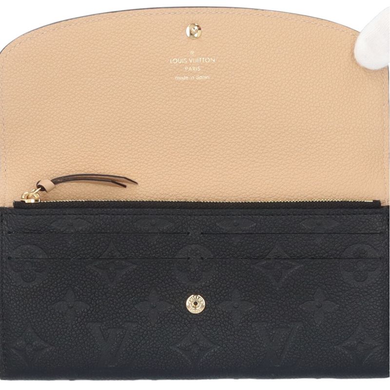 Louis Vuitton Portefeuille Emilie Monogram Empreinte Long Wallet Monogram