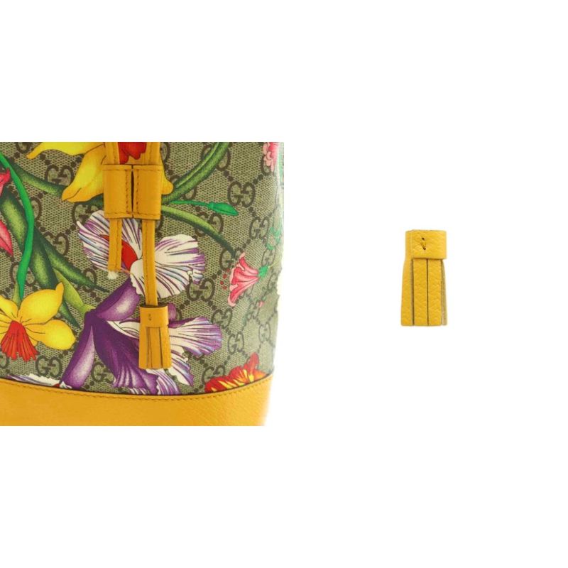 Gucci Ophidia Small Basket Bag 2WAY Handbag Shoulder Bag GG Pattern Flora