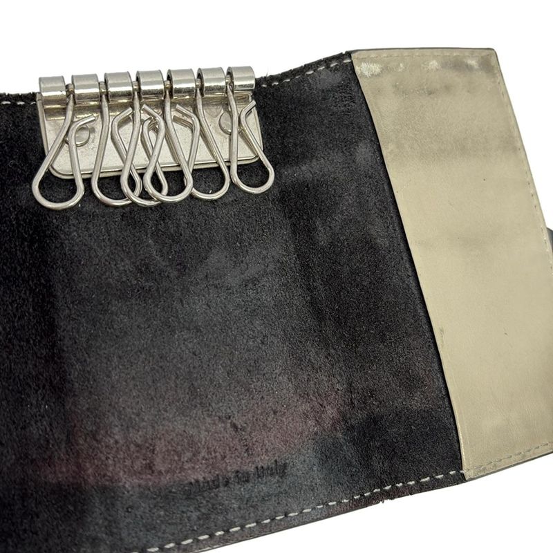 Celine Key Case - Black And Beige 6 Hooks Leather