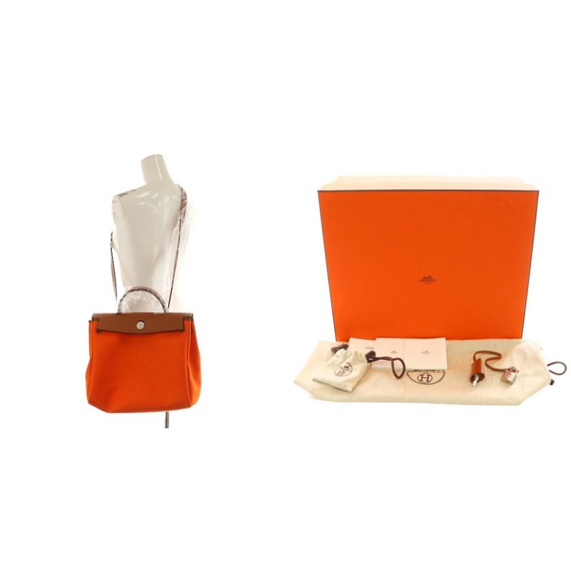 Hermes Yale Bag Zip PM Hand Shoulder 2 Way Bag With Pouch Marked B Twirl Hunter