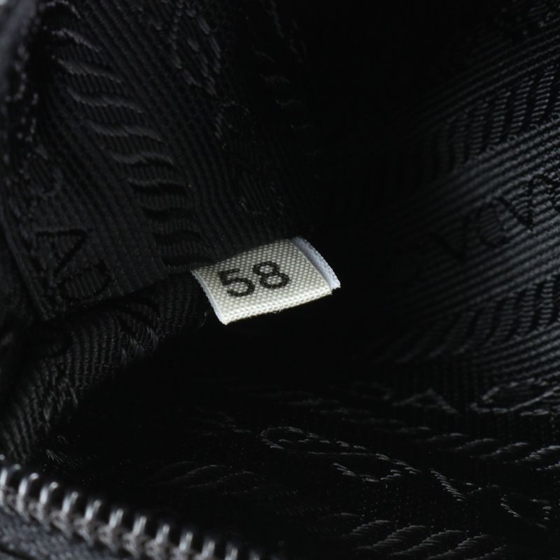 Prada Tessuto Nylon Triangle Logo Backpack Sac Backpack Black Women RUE Db2-3