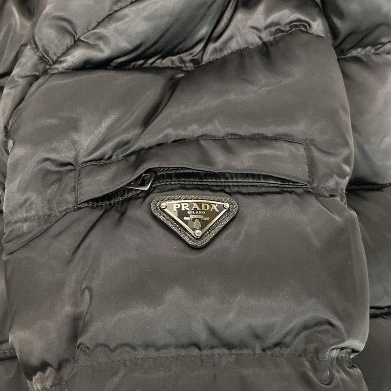 Prada Sport Down Coat Size 42 M Women - Black Long Sleeves Winter