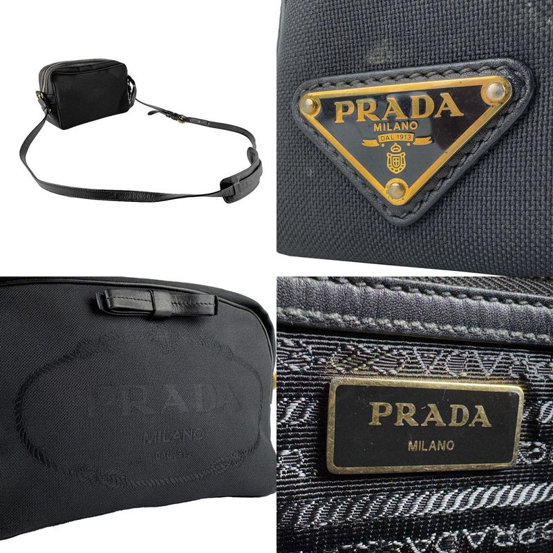Prada Shoulder Bag With Logo Jacquard