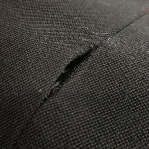 Chanel Bouteoque 97A Vintage Skirt Tight Knee Length Knee Length Grosgrain Tape