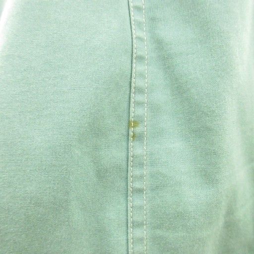 Chanel 05P Metal Button Coco Mark Long Skirt Wrap Skirt Roll Green 38 Approx M