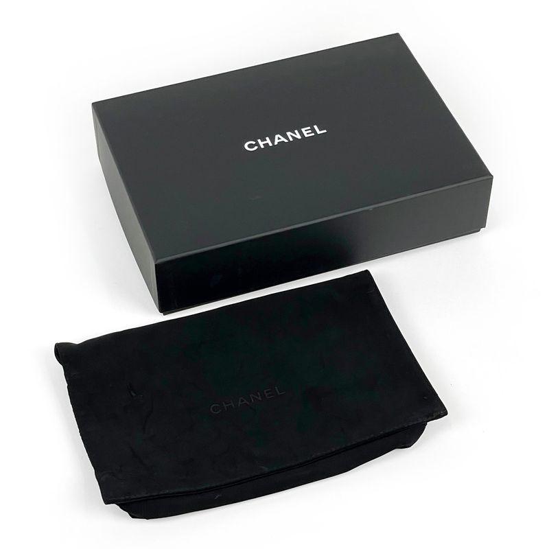 Chanel Choco Bar Shoulder Bag Coco Mark Handbag Shoulder Bag Leather Black Women