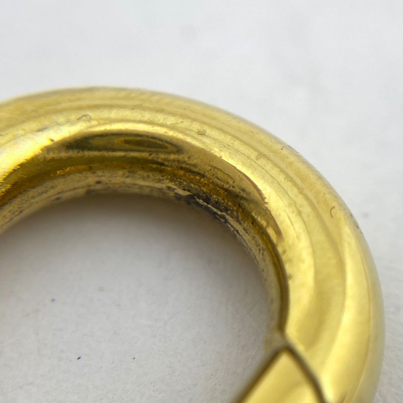 Louis Vuitton Porte Cles Chenne Pastille Key Ring Monogram Bag Charm GP Gold