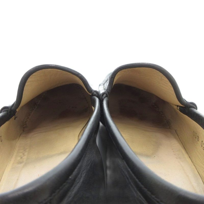 Gucci Horsebit Loafer Moccasins Leather 36.5 Black JS - GY18