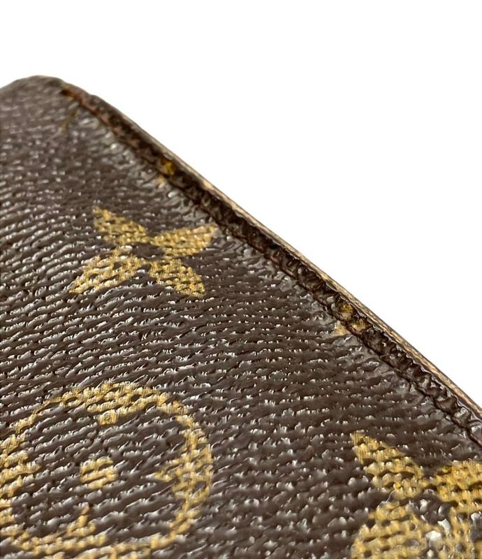 Louis Vuitton Monogram Porte Monet Bier Trésor M61730 Women Men Louis Vuitton