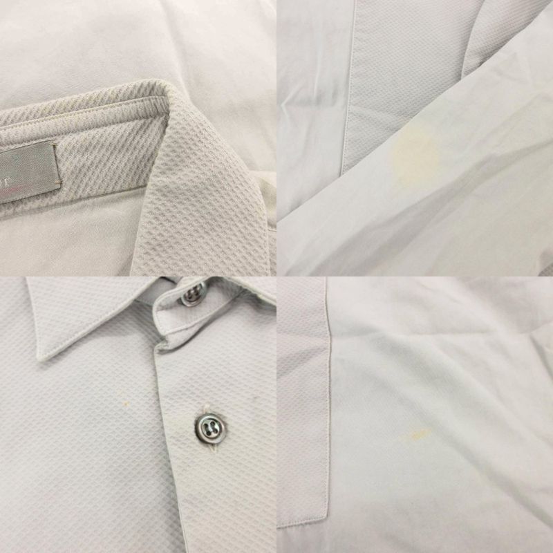 Dior Homme Dior Homme 05SS Eddy Period Cut Dress Shirt Cotton Long Sleeves 38