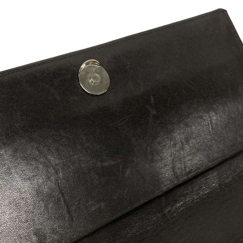 Chanel Handbag - Black Coco Mark Chain Handle Silver Hardware Leather