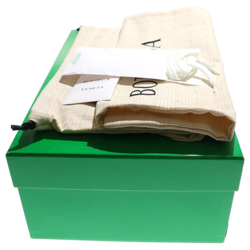 Bottega Veneta Vulcan Platform Canvas Low Cut Sneakers White