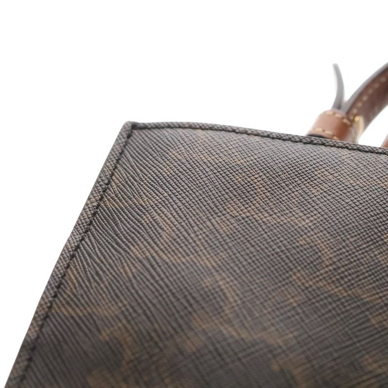 Celine Vertical Cabas Small Triomphe Logo PVC Leather 2WAY Hand Shoulder Bag