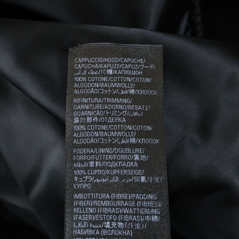 Balenciaga Hooded Bomber Jacket Black 768928 Tyd31