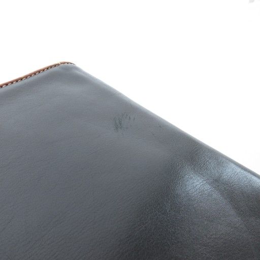 Celine Shoulder Bag Clutch Bag 2WAY Flap Leather Black AE