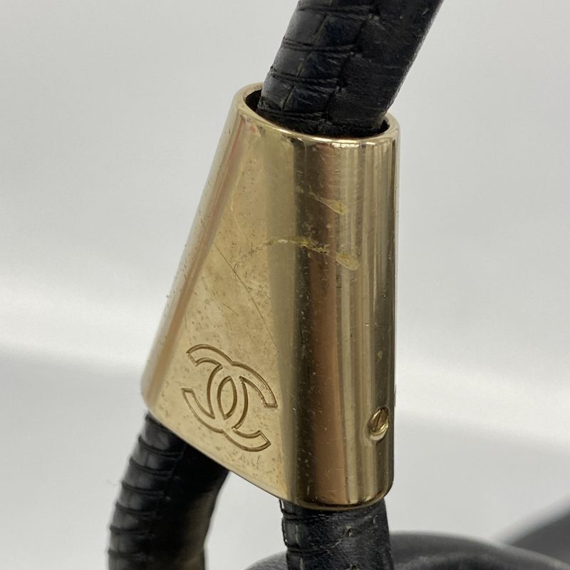 Chanel Tote Bag Camellia Lambskin Black Chien Pan Gold Hardware Women's