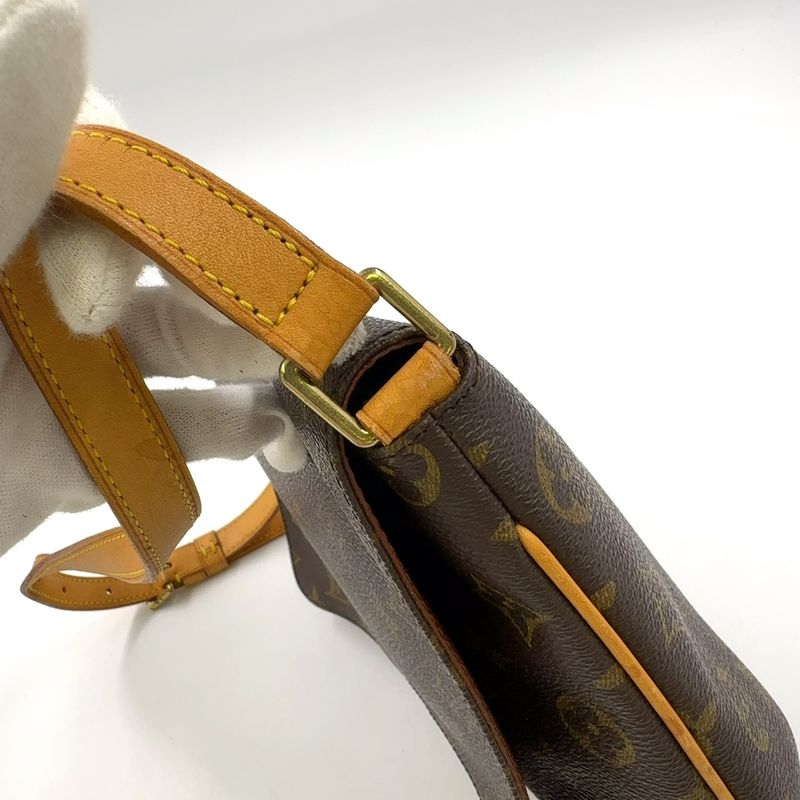 Louis Vuitton Musette Tango Short Strap Monogram Leather × PVC Brown Shoulder