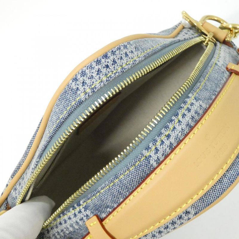 Louis Vuitton Damier Denim 3D Chess Messenger N40706 Shoulder Bag