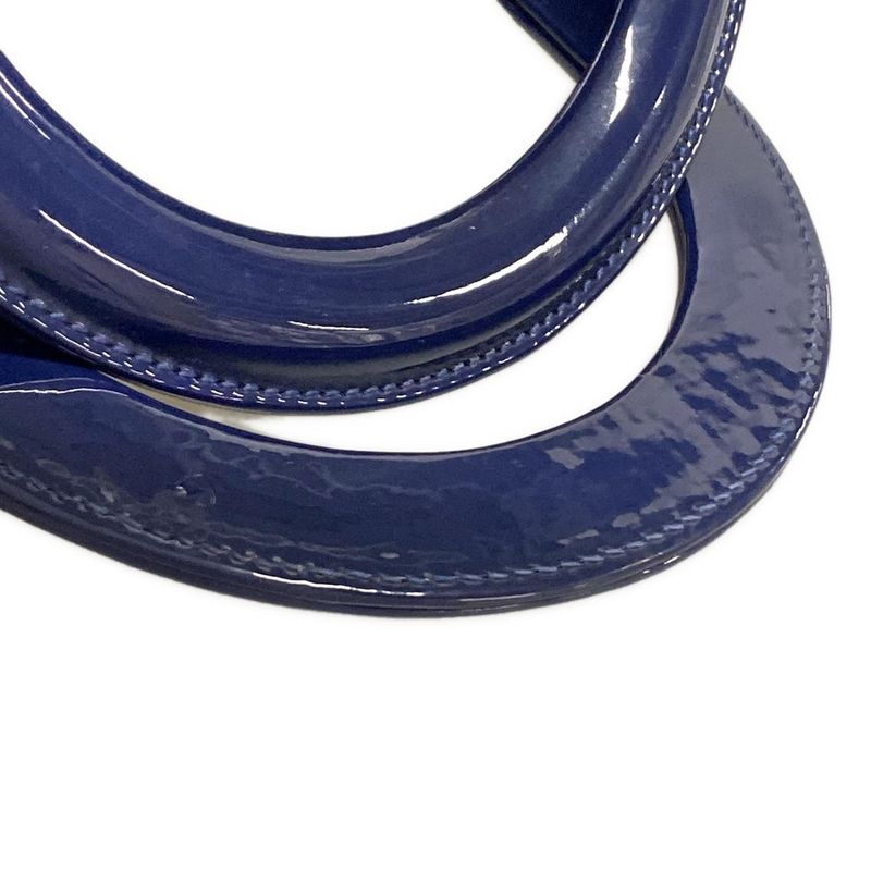 DIOR Christian Dior Handbag Lady Dior Large Bag Navy Leather