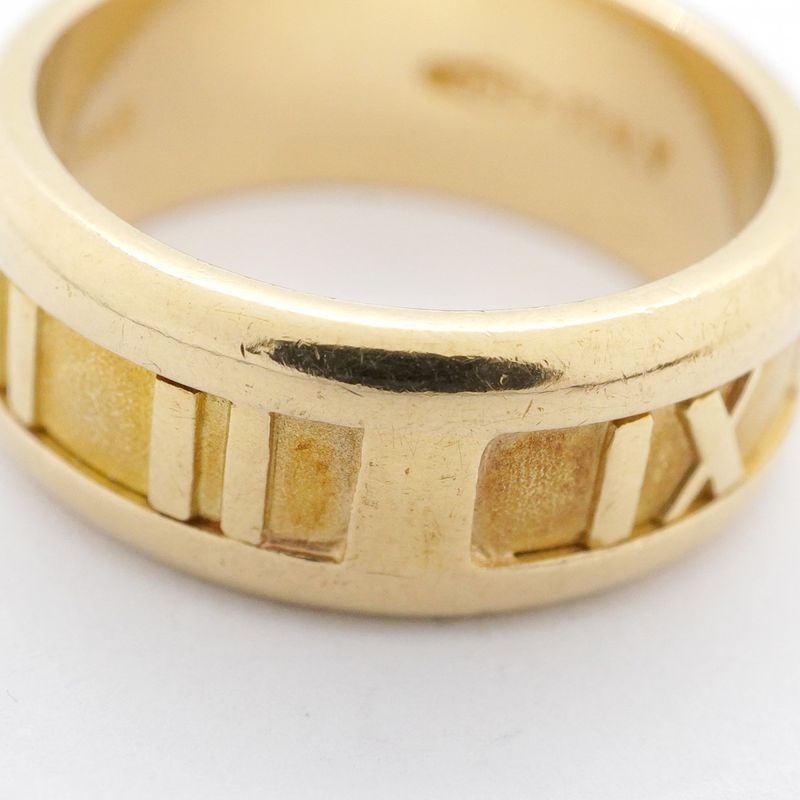 Tiffany & Co Ring Atlas 18K Yellow Gold Yellow Gold Size 9.5 Ladies