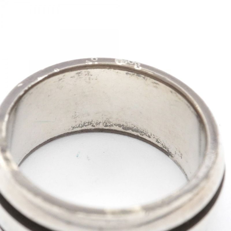 Tiffany & Co Ring Grooved Silver 925 Size 15.5 Ladies