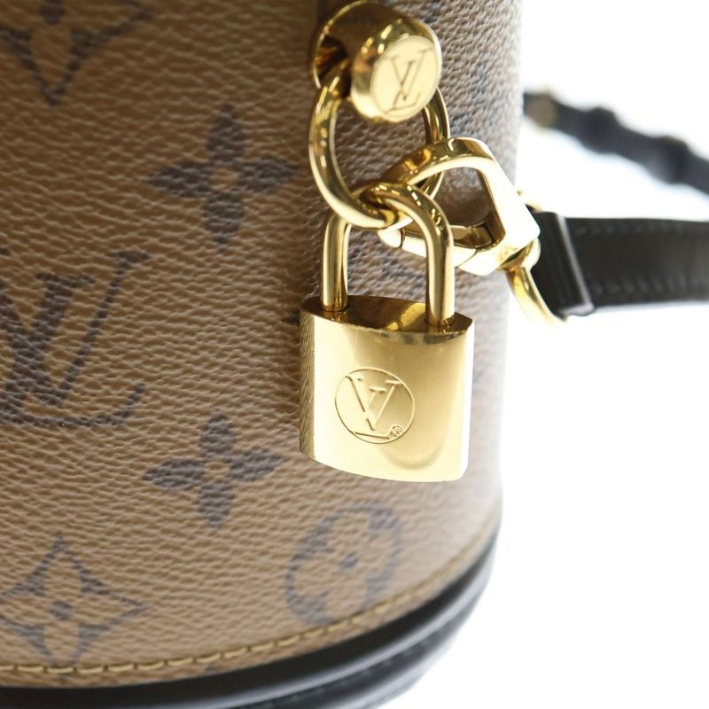 Louis Vuitton Monogram Reverse Cannes 2WAY Bag Shoulder Bag Handbag Brown X