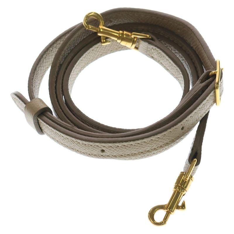 Celine Belt Bag Pico 2WAY Handbag Shoulder Bag Mini Bag Beige Leather Gold