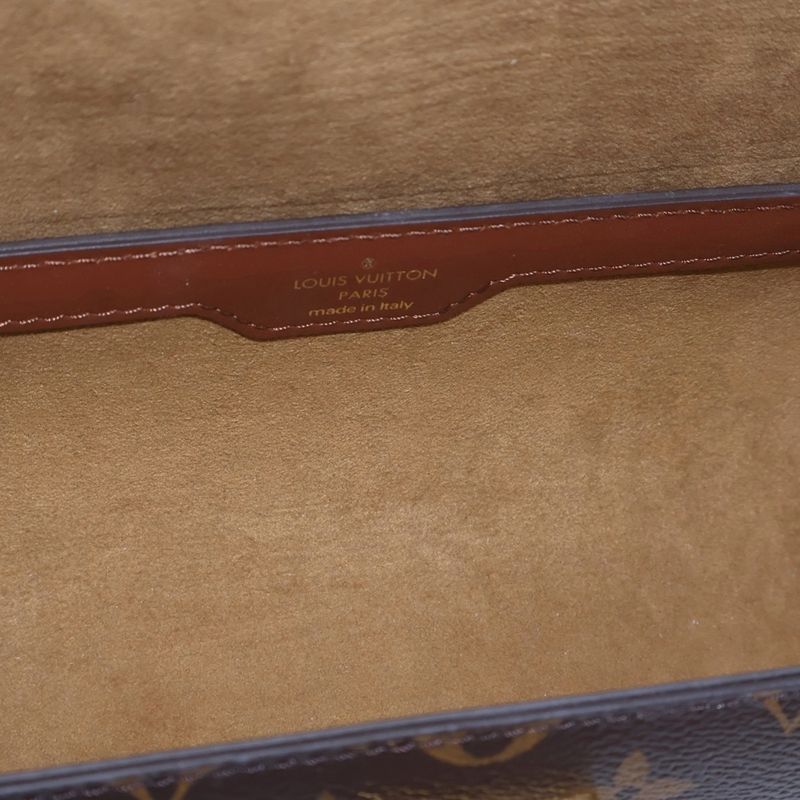 Louis Vuitton Monogram Papillon Trunk Shoulder Bag Chain Bag Mini Bag Brown